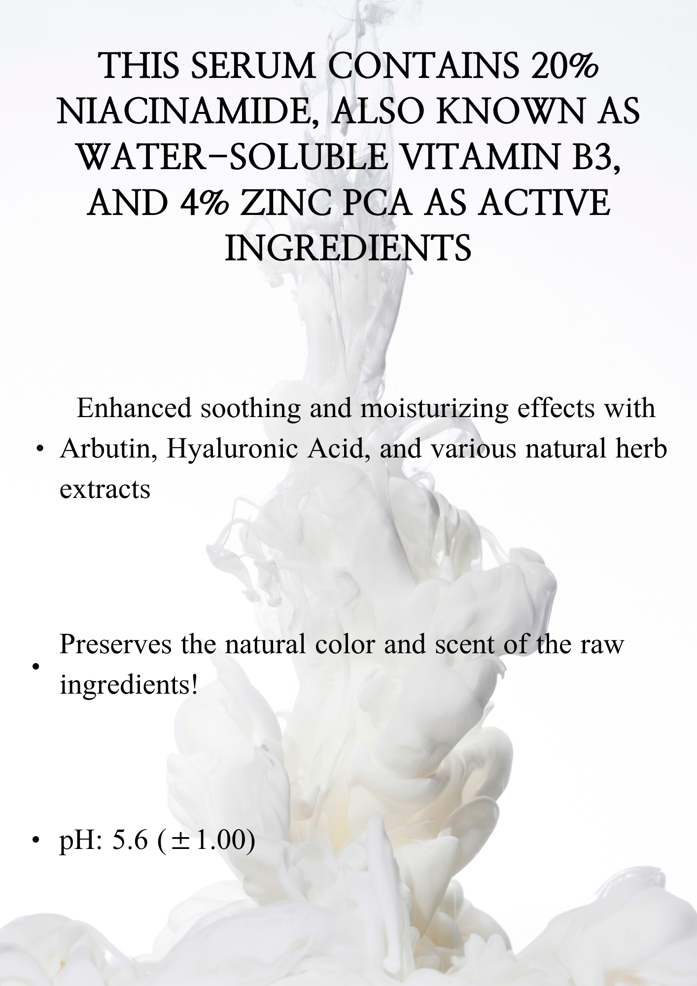 Cos De BAHA NZ Niacinamide 20% + Zinc 4% High Strength Serum 30ml