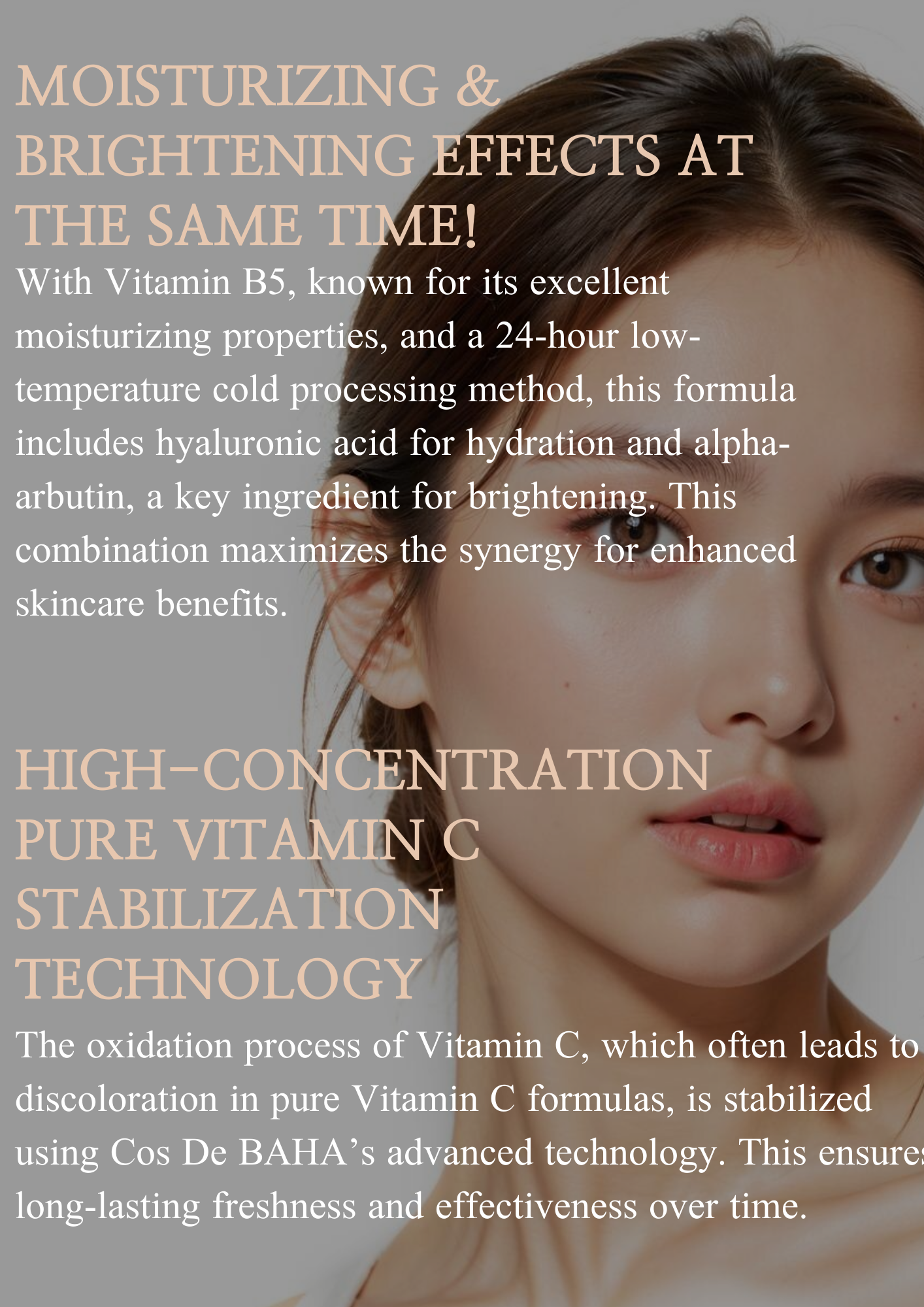 Cos De BAHA Tranexamic Acid 5% + Niacinamide Brightening Serum 60ml