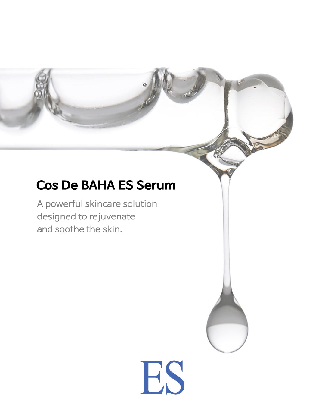 Cos De BAHA ES EGF Peptide 5ppm Cica Madecassoside Serum 30ml