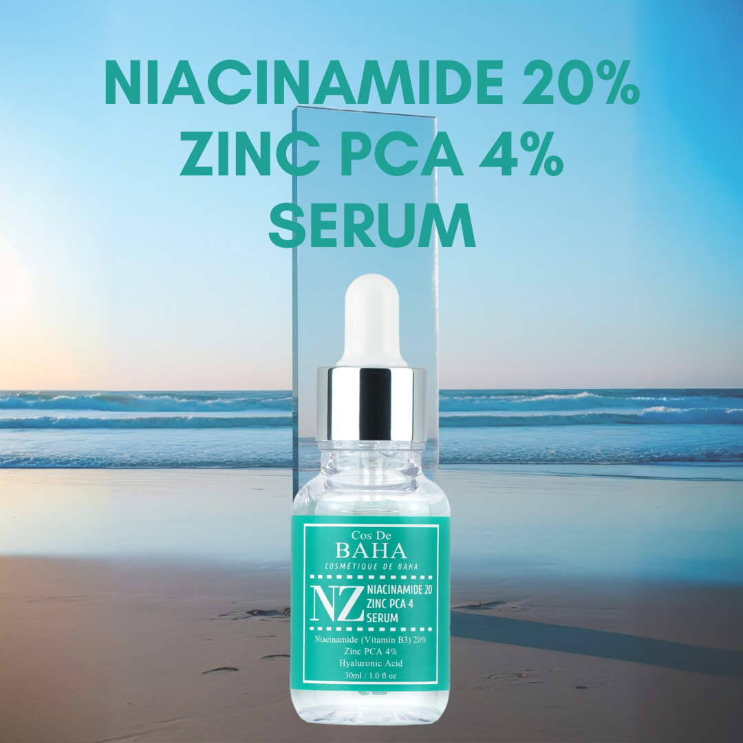 Cos De BAHA NZ Niacinamide 20% + Zinc 4% High Strength Serum 30ml